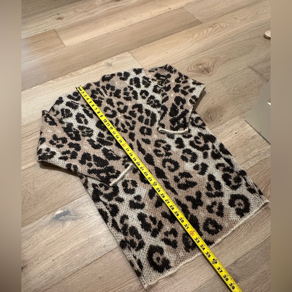 Brochu Walker Leo Leopard Print Sweater coat or Dress - Picture 11 of 15